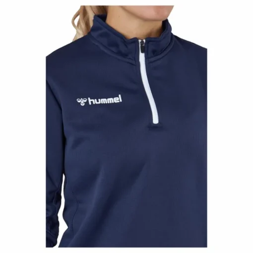 Hmlauthentic Half Zip Sweatshi Marine