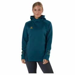 Hmlcima Xk Hoodie W Blue Coral