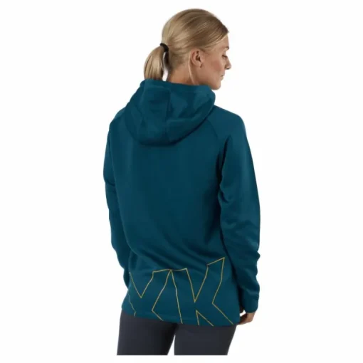 Hmlcima Xk Hoodie W Blue Coral
