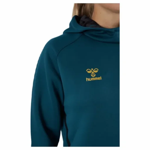 Hmlcima Xk Hoodie W Blue Coral