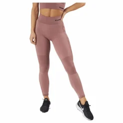 Hmlclea Seamless Mid Waist Tig Woodrose/rose Taupe Melange