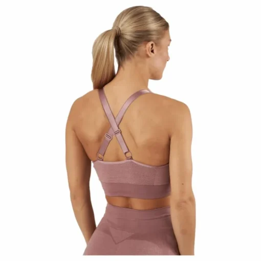 Hmlclea Seamless Sports Top Woodrose/rose Taupe Melange
