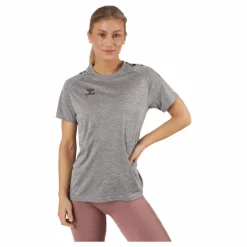 Hmlcore Xk Core Poly T-shirt Grey Melange