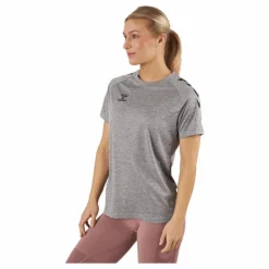 Hmlcore Xk Core Poly T-shirt Grey Melange