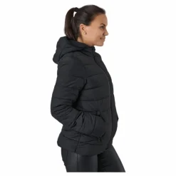 Hooded Polyfilled Jacket Black Beauty