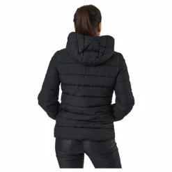 Hooded Polyfilled Jacket Black Beauty