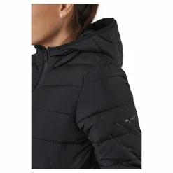 Hooded Polyfilled Jacket Black Beauty