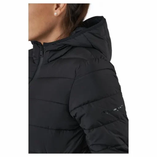 Hooded Polyfilled Jacket Black Beauty