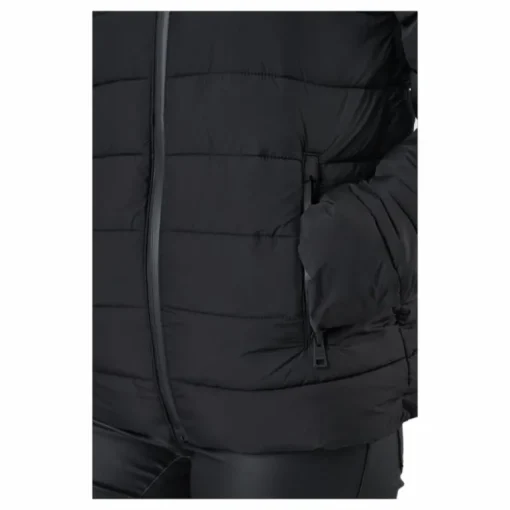 Hooded Polyfilled Jacket Black Beauty