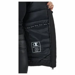 Hooded Polyfilled Jacket Black Beauty