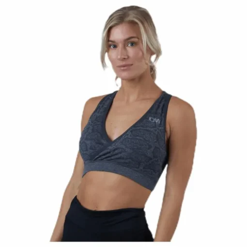 ICIW Snake Seamless Sports Bra Grey