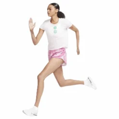 Icon Clash SS Top Pink/White