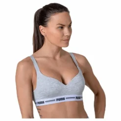 Iconic Padded Top Grey