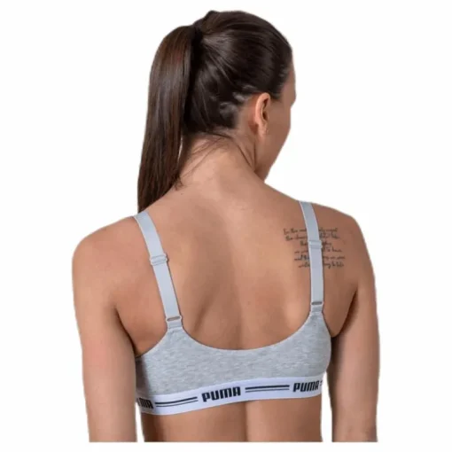 Iconic Padded Top Grey