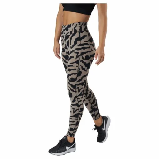 Iconic Printed 7/8 Tights Escape Grey