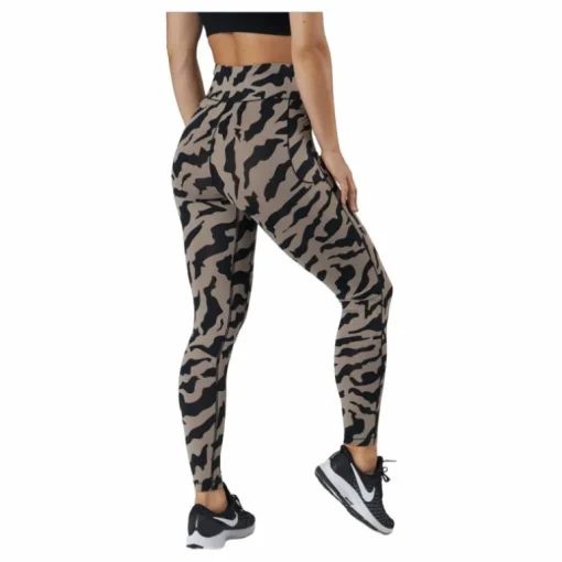 Iconic Printed 7/8 Tights Escape Grey