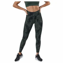 Iconic Printed 7/8 Tights Green
