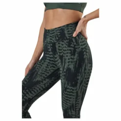 Iconic Printed 7/8 Tights Green