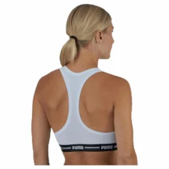 Iconic Racer Back Top White