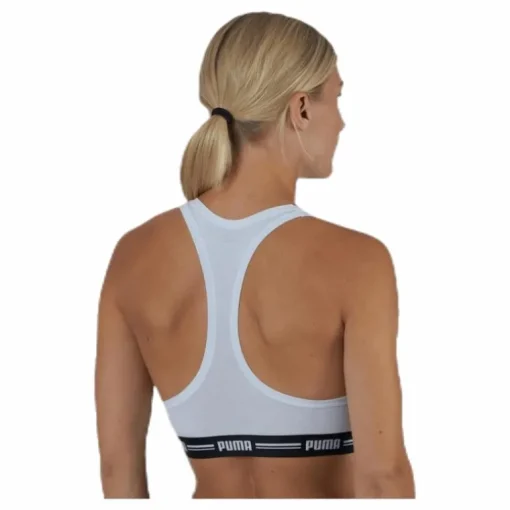 Iconic Racer Back Top White