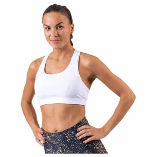 Iconic Sports Bra White