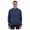 ID Knitted Bomber Jacket Blue