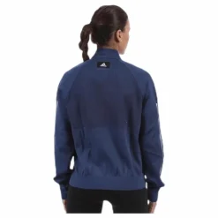 ID Knitted Bomber Jacket Blue