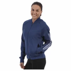ID Knitted Bomber Jacket Blue