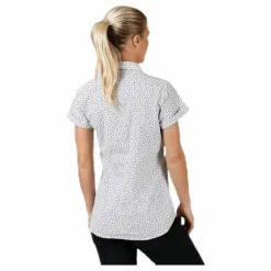 Idun SS Shirt Patterned/White