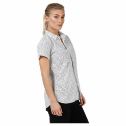 Idun SS Shirt Patterned/White