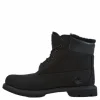 6in Premium Shearling Lined Wp Black