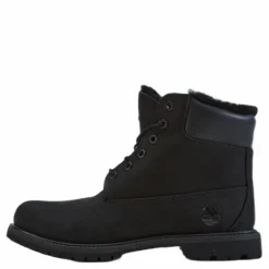 6in Premium Shearling Lined Wp Black