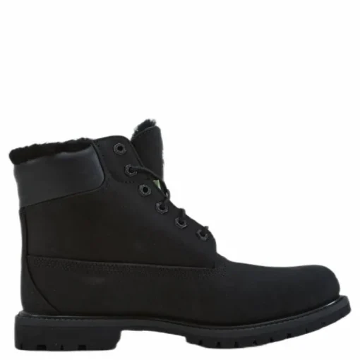 6in Premium Shearling Lined Wp Black