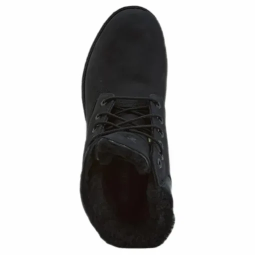 6in Premium Shearling Lined Wp Black