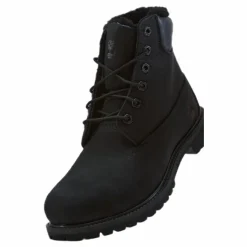 6in Premium Shearling Lined Wp Black
