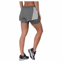2-IN-1 Woven Shorts Grey