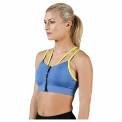 Indy Zip Bra Blue/Yellow