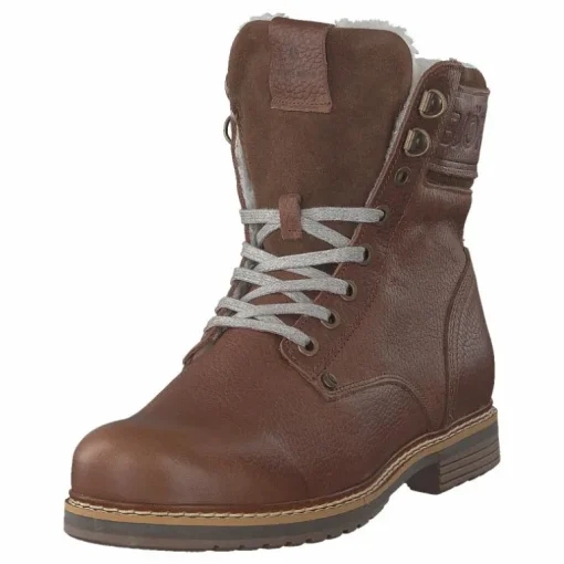 Josie High Fur Dark Brown