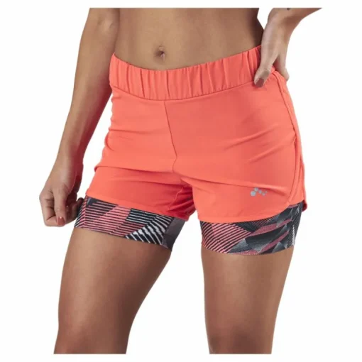 Judie Aop Loose Training Shorts Red