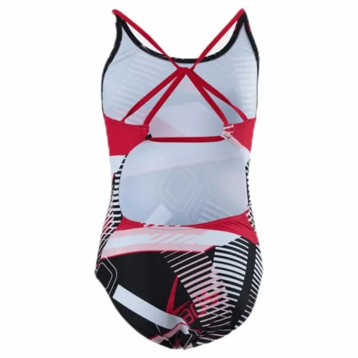 Junglespeak Allover Tieback Black/Red