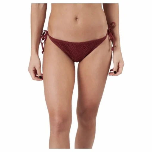 Kalani Crochet Tie Tanga Red