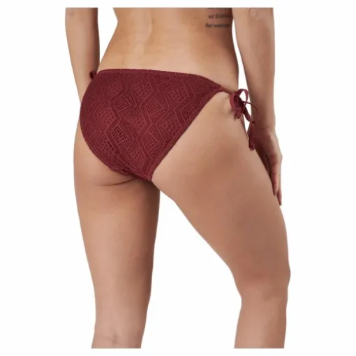 Kalani Crochet Tie Tanga Red