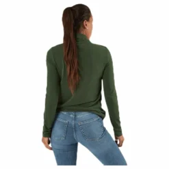 Kamala Ls Rollneck Top Black