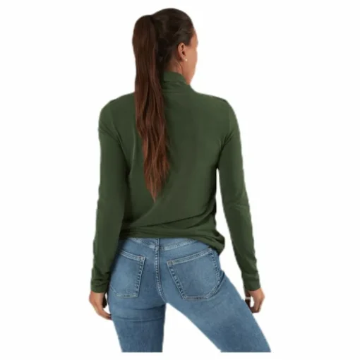 Kamala Ls Rollneck Top Black