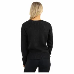 Karie Ls O-Neck Knit Black