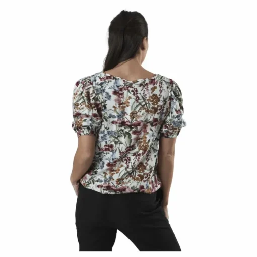 Karma Life 2/4 Aop Top Wvn White