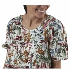 Karma Life 2/4 Aop Top Wvn White