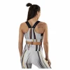 Kay Printed Sports Bra Beige