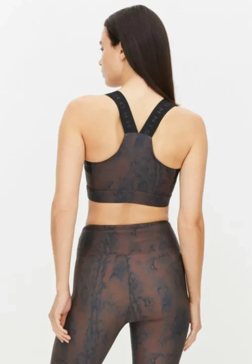 Kay Printed Sportsbra Brown Snake
