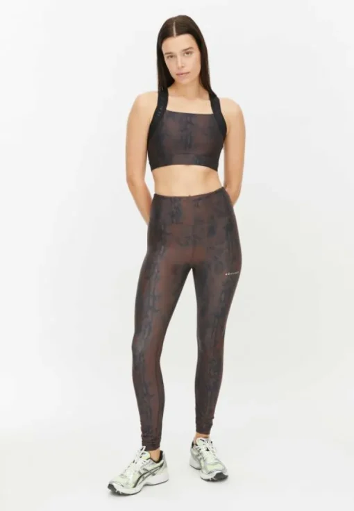 Kay Printed Sportsbra Brown Snake